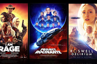 design a professional movie poster