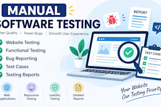 manually test your website and report bugs