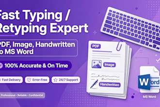 do fast typing and data work