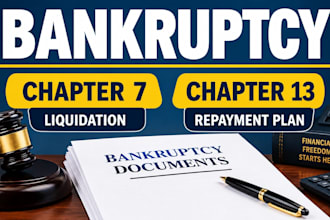 prepare chapter 7 and chapter 13 bankruptcy documents