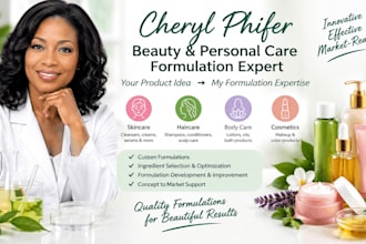 formulate natural and organic cosmetic skincare, haircare, scalp care, fragrance