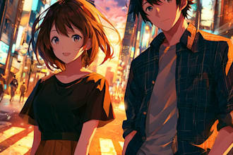 design custom anime couples