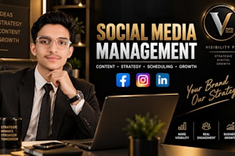 manage your social media with content strategy and engaging posts