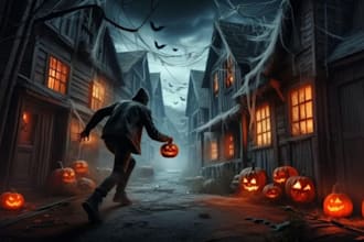 custom halloween, poster, tshirt, spooky art, dark art and horror illustrations