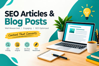 write high quality SEO articles and blog posts