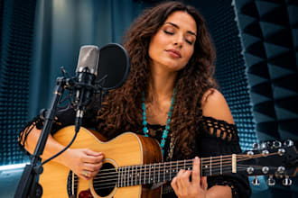 be your female vocalist, session vocalist and record vocals for your song