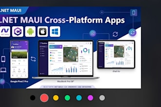 develop cross platform mobile and desktop apps using dot net maui