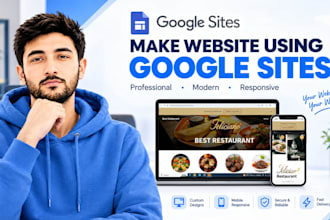 design a professional google sites website for your business