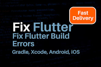 fix flutter build errors, gradle and xcode issues