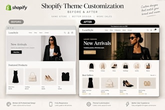 fix shopify bugs, customize your theme with liquid and css