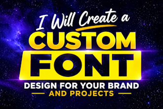 create a custom font for your brand and projects