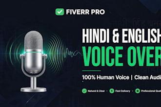 create a professional voice over that brings your video to life