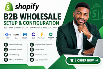 setup shopify b2b wholesale pricing bss sami massy clay sparklayer wholesale hub