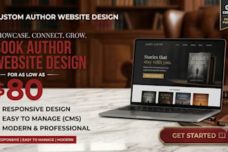 design author website, book author website, ebook website
