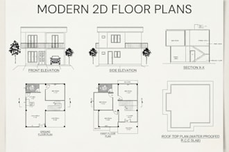 draw accurate 2d house plans in autocad