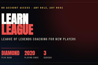 help you learn league of legends as a beginner and play games to improve
