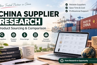 research reliable chinese suppliers and products