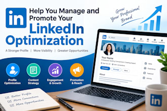 help you manage and promote your linkedin optimization