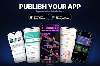 publish and submit your app to app store and play store
