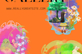 design modern and aesthetic event poster