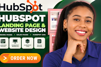 hubspot landing page, hubspot crm, hubspot website, hubspot cms and sales page