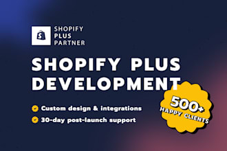 do shopify plus development with checkout customisation, shopify functions