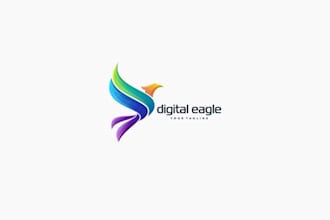 design awesome eagle logo