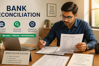 do professional bank, customer and supplier reconciliation