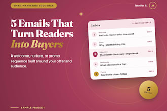 write email sequences that keep you booked solid