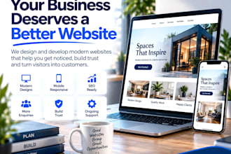 build a modern custom website using python or mern stack
