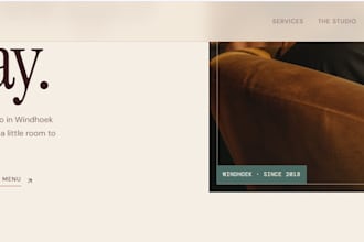 build for you a modern salon and barber shop website