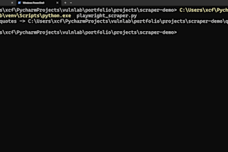scrape data from any website
