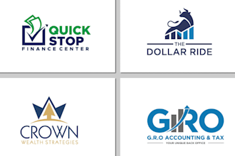 make outstanding notary, accounting, consultancy, business logo