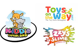 create baby shop, toy shop, kids shop, childcare, baby and kids logo