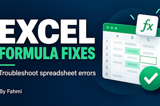fix excel formulas and troubleshoot spreadsheet errors
