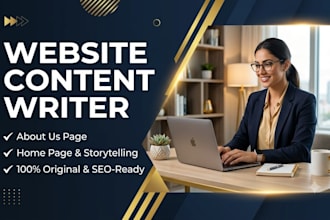 write compelling about us page and website content for your brand