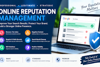 improve your online reputation, remove mugshots cs, bad article and links