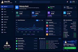 setup, manage and troubleshoot your linux vps server