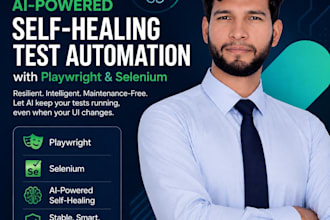 build ai powered self healing test automation with playwright and selenium