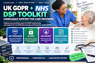 create UK gdpr and nhs dsp toolkit for care providers