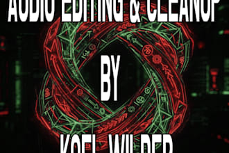 edit and clean up your podcast audio or vocal tracks