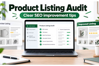 audit your product listing and give SEO improvement tips