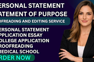 expertly edit your 2027 eras application, residency personal statement and CV