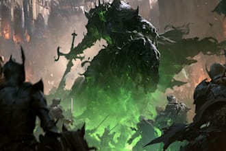 draw fantasy illustrations, concept art, and card game art