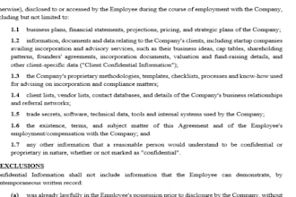 draft nda and business contracts