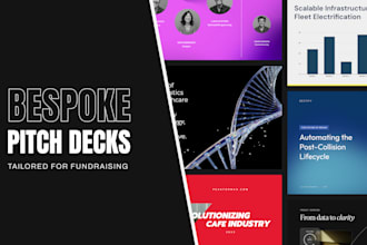 design a bespoke investor pitch deck that gets funded