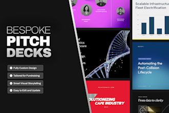 design a bespoke investor pitch deck that gets funded