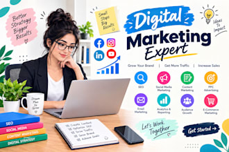 be  digital marketing manager and grow your online presence