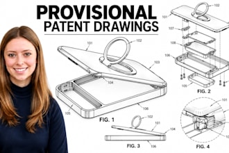 create invention patent drawings for your uspto provisional patent application