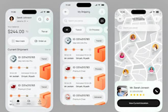 create logistics app, transportation website, vehicle tracking app, trucking app